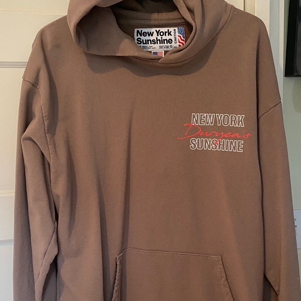 NEW YORK SUNSHINE collab with Duryea’s Montauk Lobster Roll Hoodie men’s XXL